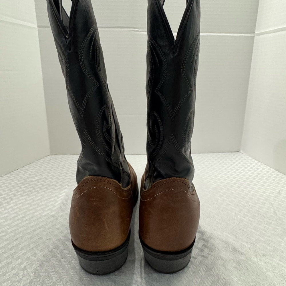 Ariat Legend 18025 Brown Tan Leather Western Cowboy Boots size 9 5065 Bullhide - Picture 4 of 5